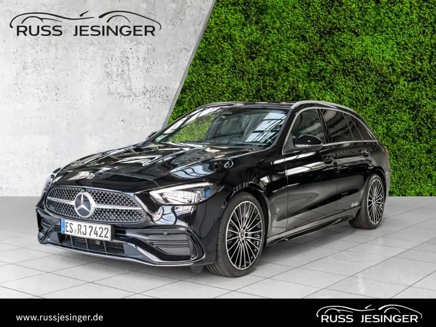 Mercedes-Benz C 200 T AMG Line *AHK*MBUX*Distr*Pano*Navi*360°* Black - 1