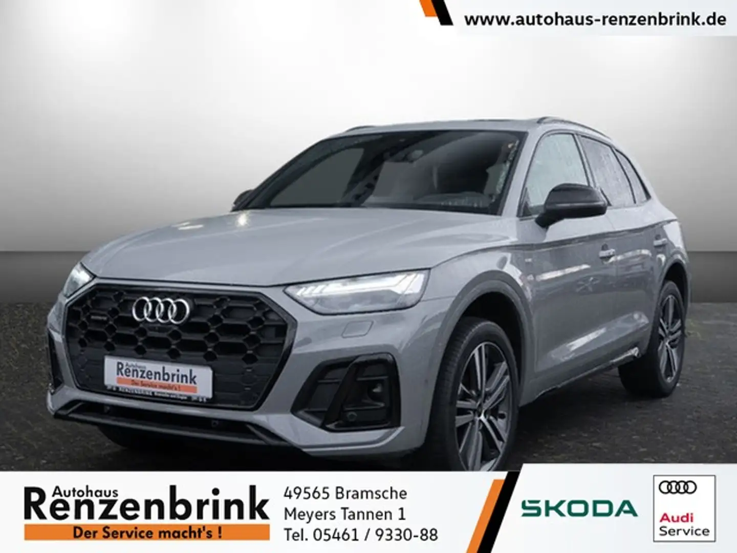 Audi Q5 40 TDI quattro S line MATRIX+PANO+360°+HUD+AHK Grau - 1