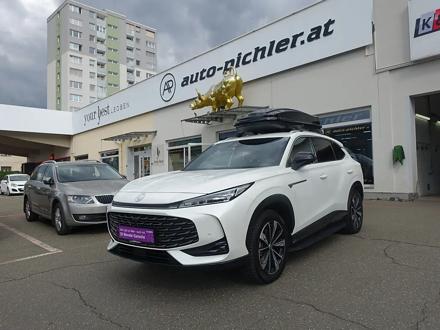 MG HS PHEV+ Luxury 21,4kWh Aut. Weiß - 1