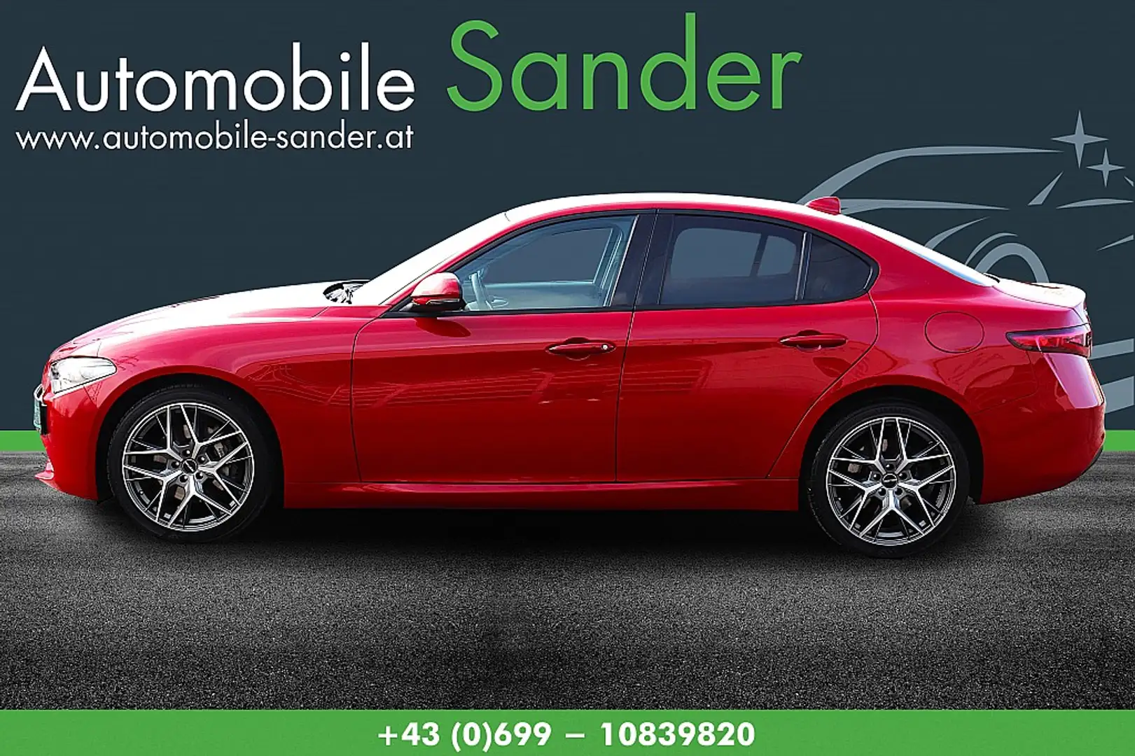 Alfa Romeo Giulia Business 2,2 190 ATX AWD Rot - 2