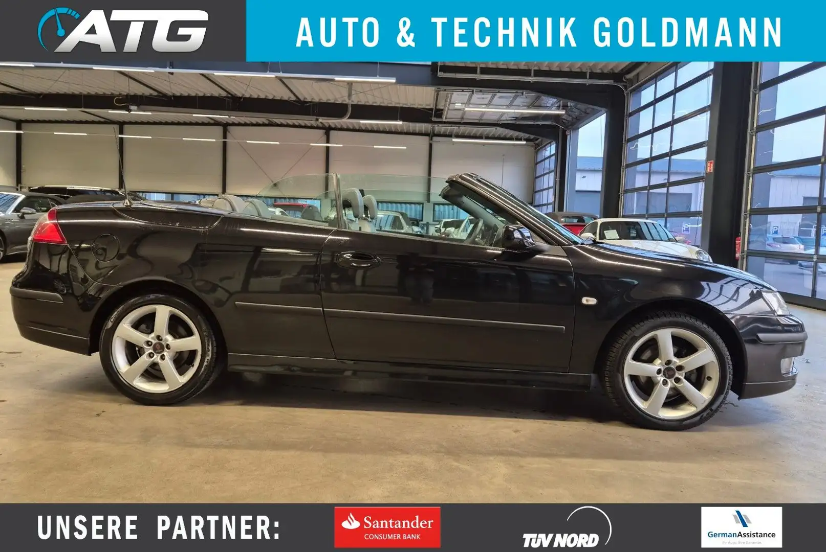 Saab 9-3 1.8T VECTOR CABRIOLET LEDER SITZHZ PDC TEMPO Schwarz - 1
