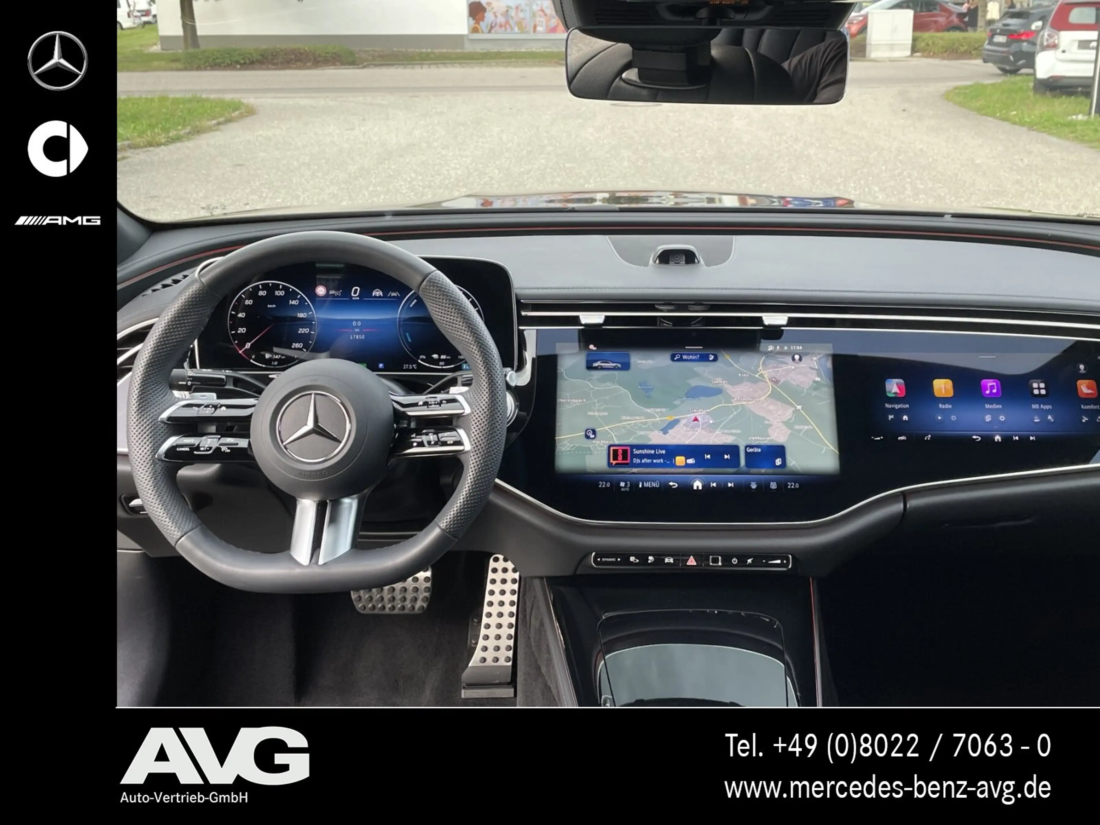 Mercedes-Benz E 300 E 300 e Edition AMG Superscreen Burm Leder-P 20" — photo 12