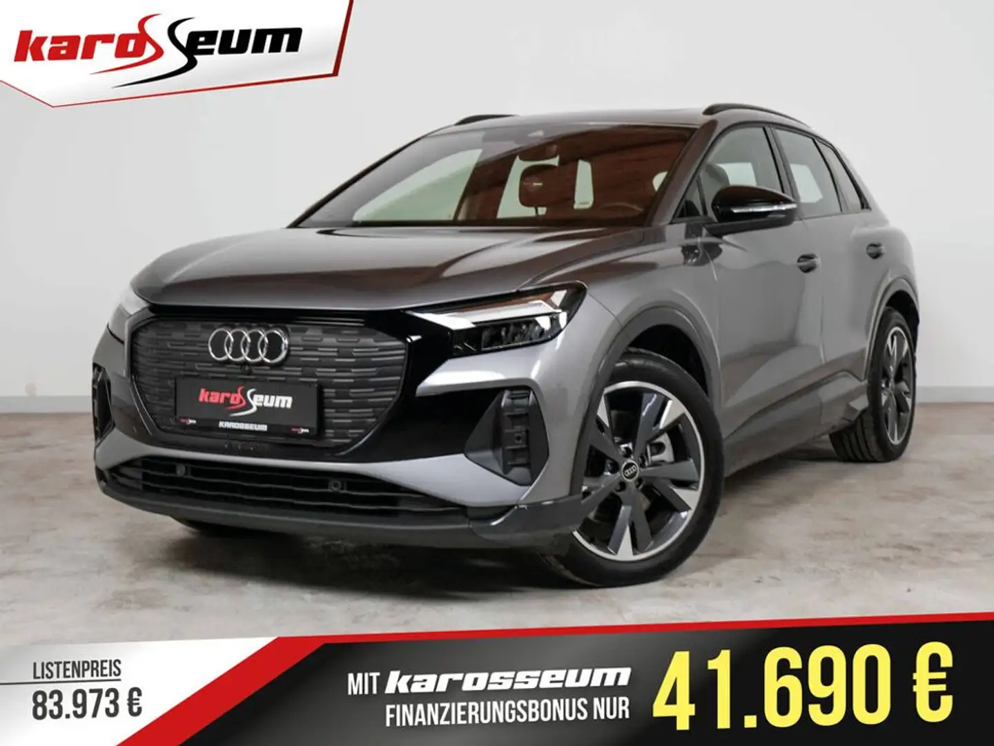 Audi Q4 e-tron 50 quattro *LEDER*PANO*HUD*SONOS*MMIPRO* Grau - 1