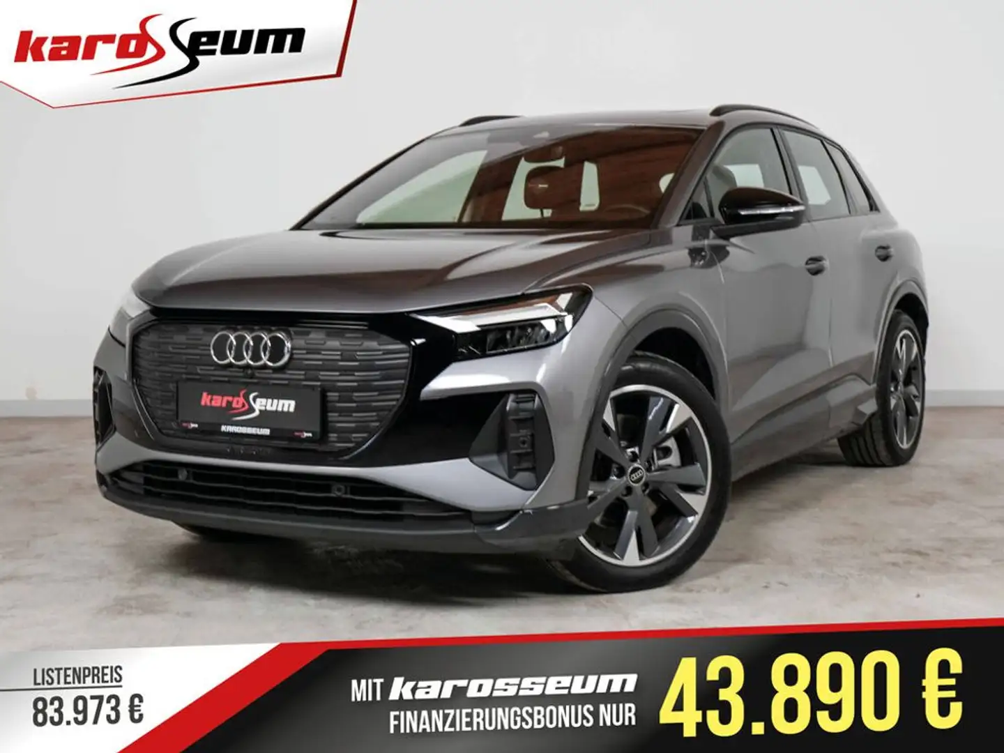 Audi Q4 e-tron 50 quattro *LEDER*PANO*HUD*SONOS*MMIPRO* Grau - 1