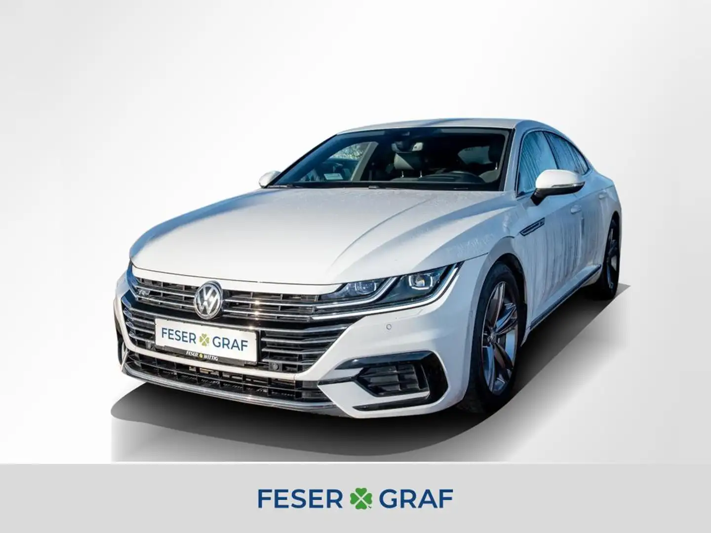 Volkswagen Arteon 2.0 TDI R-Line DSG/ACC/LED/Navi/Head-up Weiß - 1