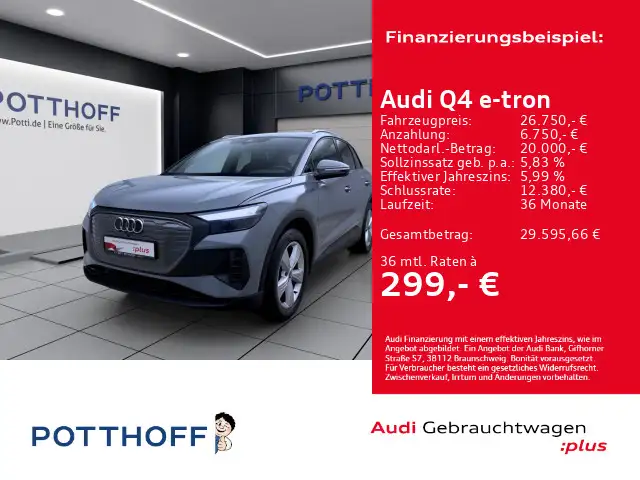Audi Q4 e-tron 35 AHK NAVI+ SITZHZG PDC LM19 KLIMA
