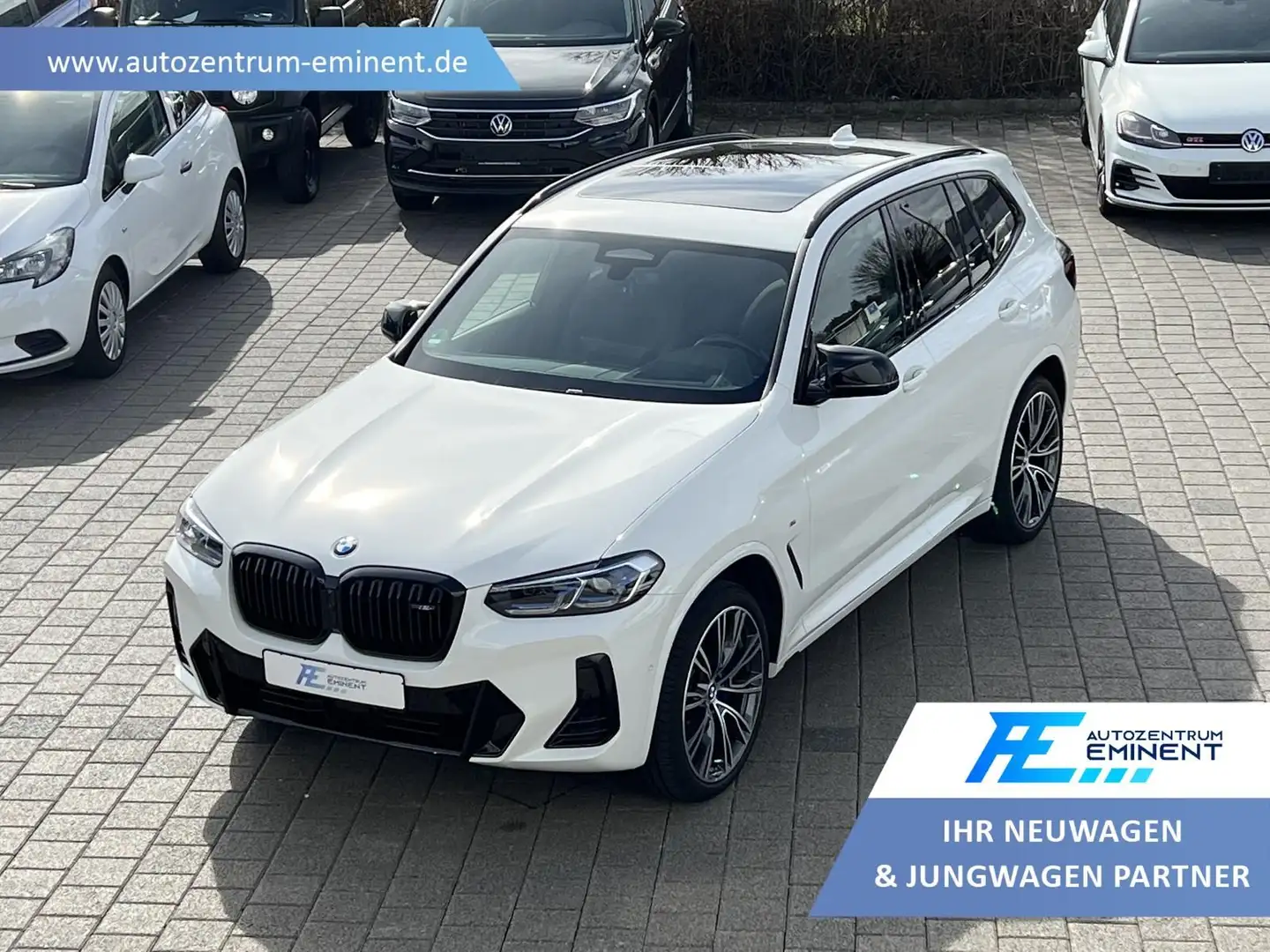 BMW X3 M40d AT PANO HUD AHK LASER 360° HK Weiß - 1