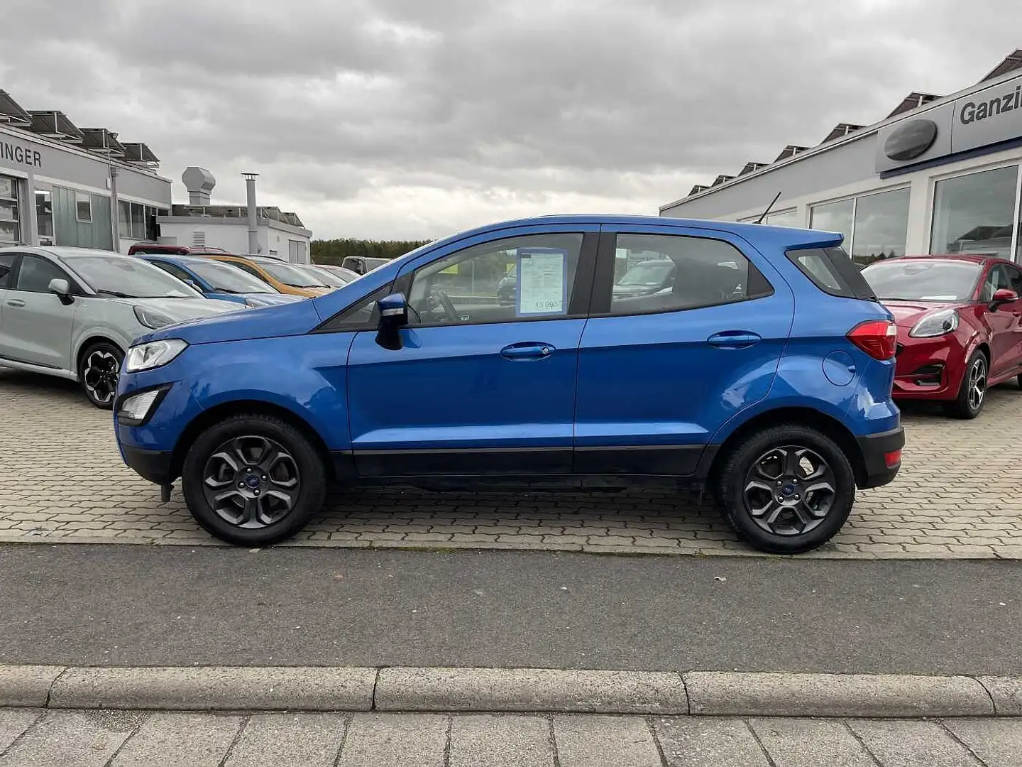 Ford EcoSport COOL & CONNECT, 1.HAND+AHK+GARANTIE+LED+DAB+WINTER Bleu - 2