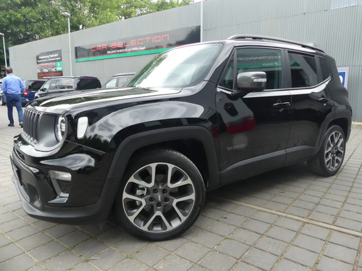 Jeep Renegade 1.5 GSE Longitude Hybrid PAN/19LM/LED/KAM Schwarz - 2
