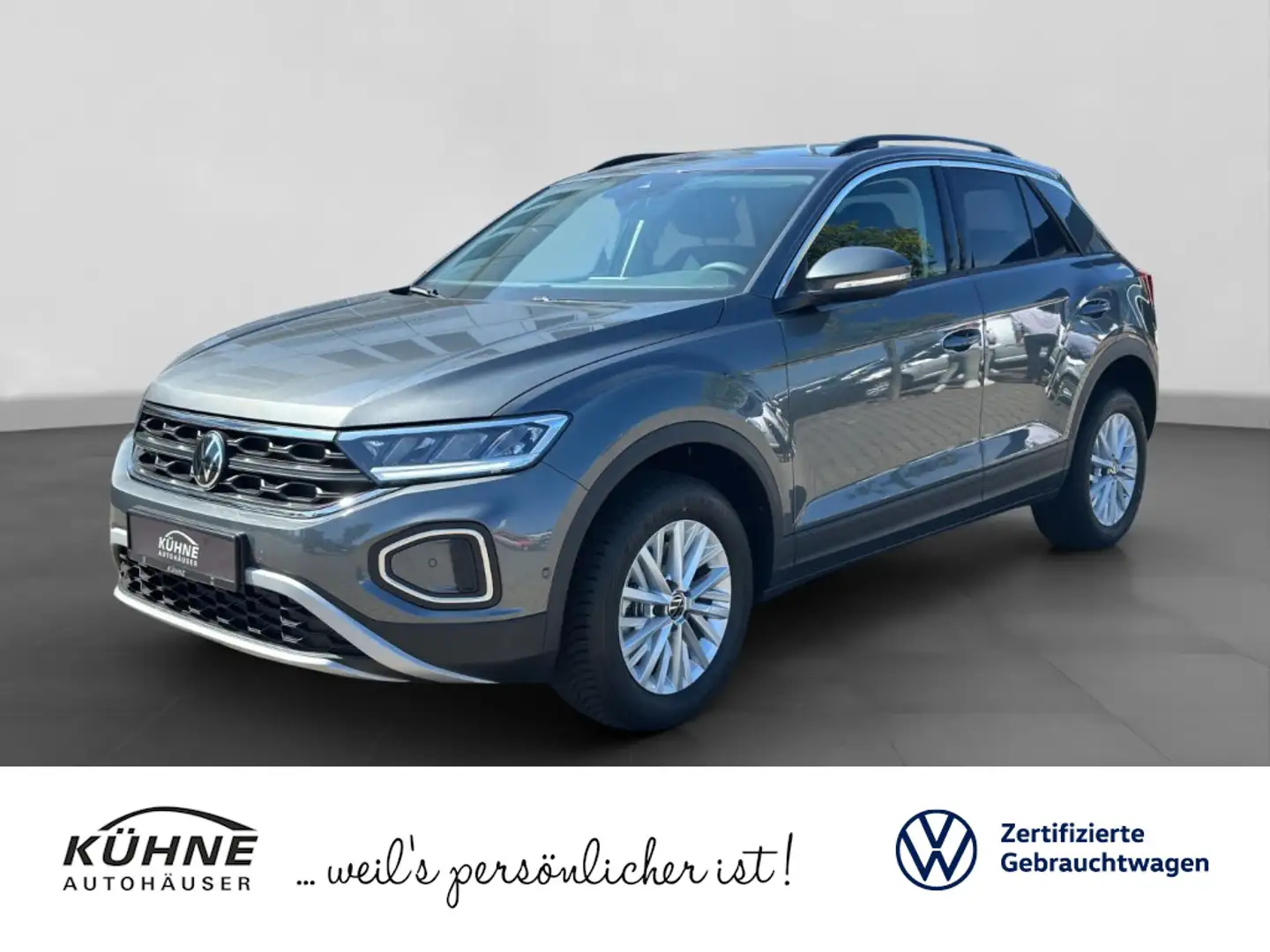 Volkswagen T-Roc T-ROC Life 2.0 TDI DSG | AHK ACC DAB APP-CONNECT Gris - 1