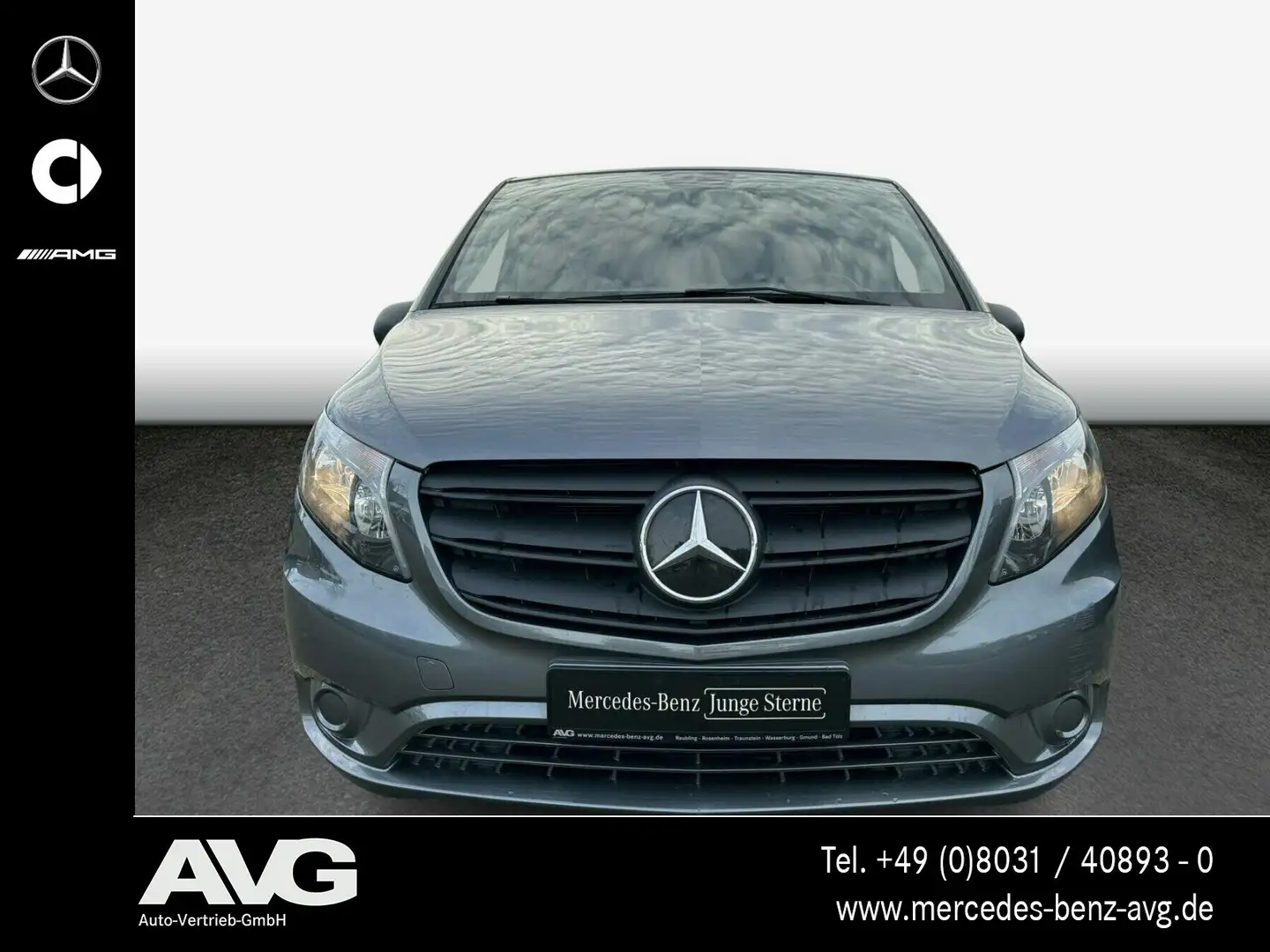 Mercedes-Benz Vito Vito 114 CDI Kasten Lang AHK/ KLIMA/ SORTIMO Base Gris - 2