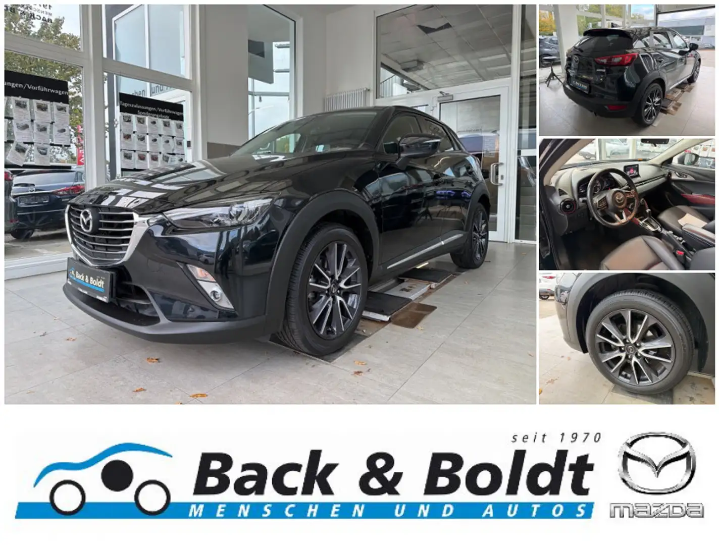 Mazda CX-3 Sports-Line 2.0i VOLL LED+KEYLESS+HEAD-UP+KAMERA Schwarz - 1