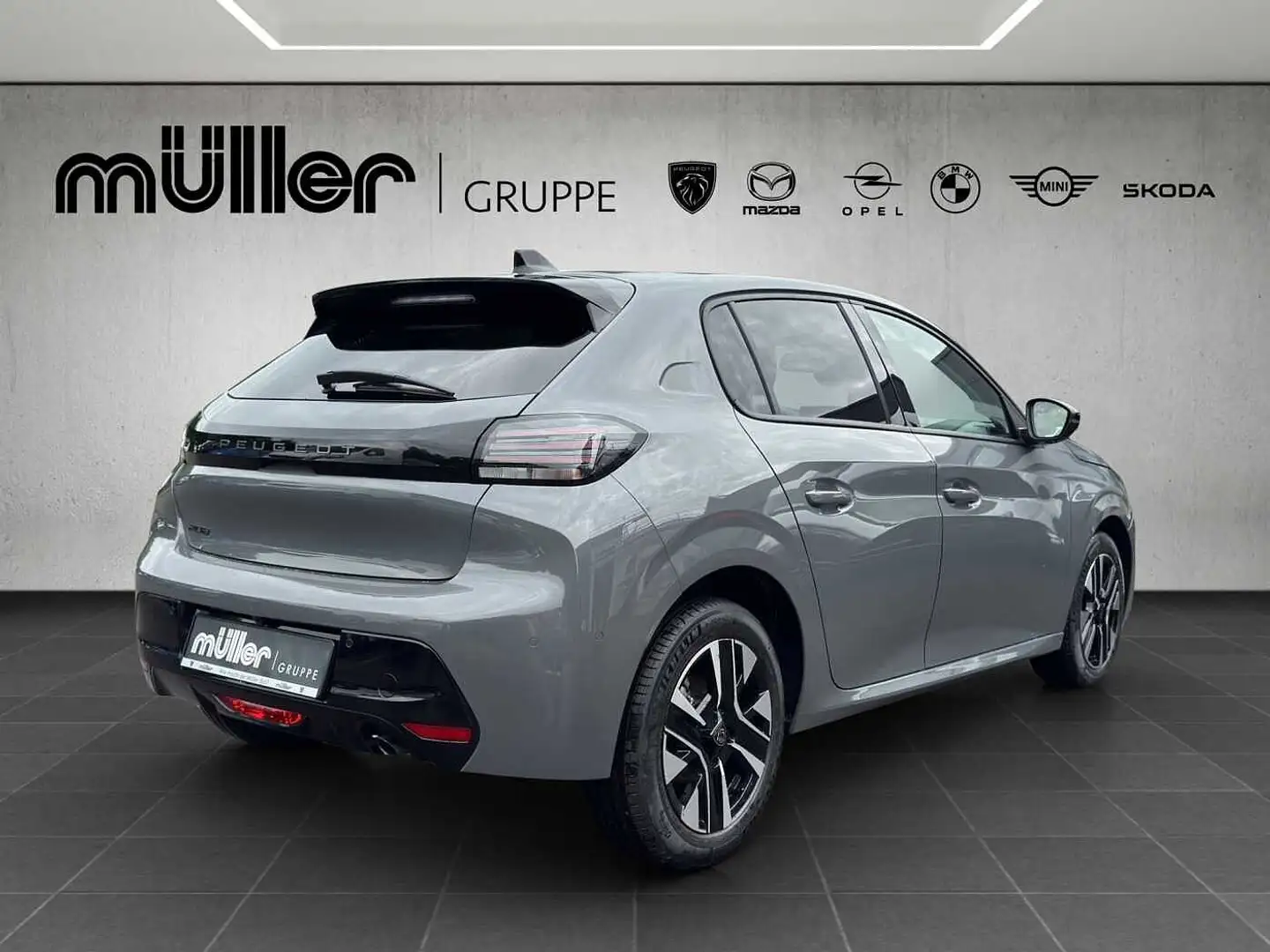 Peugeot 208 PureTech 100 Allure Gris - 2
