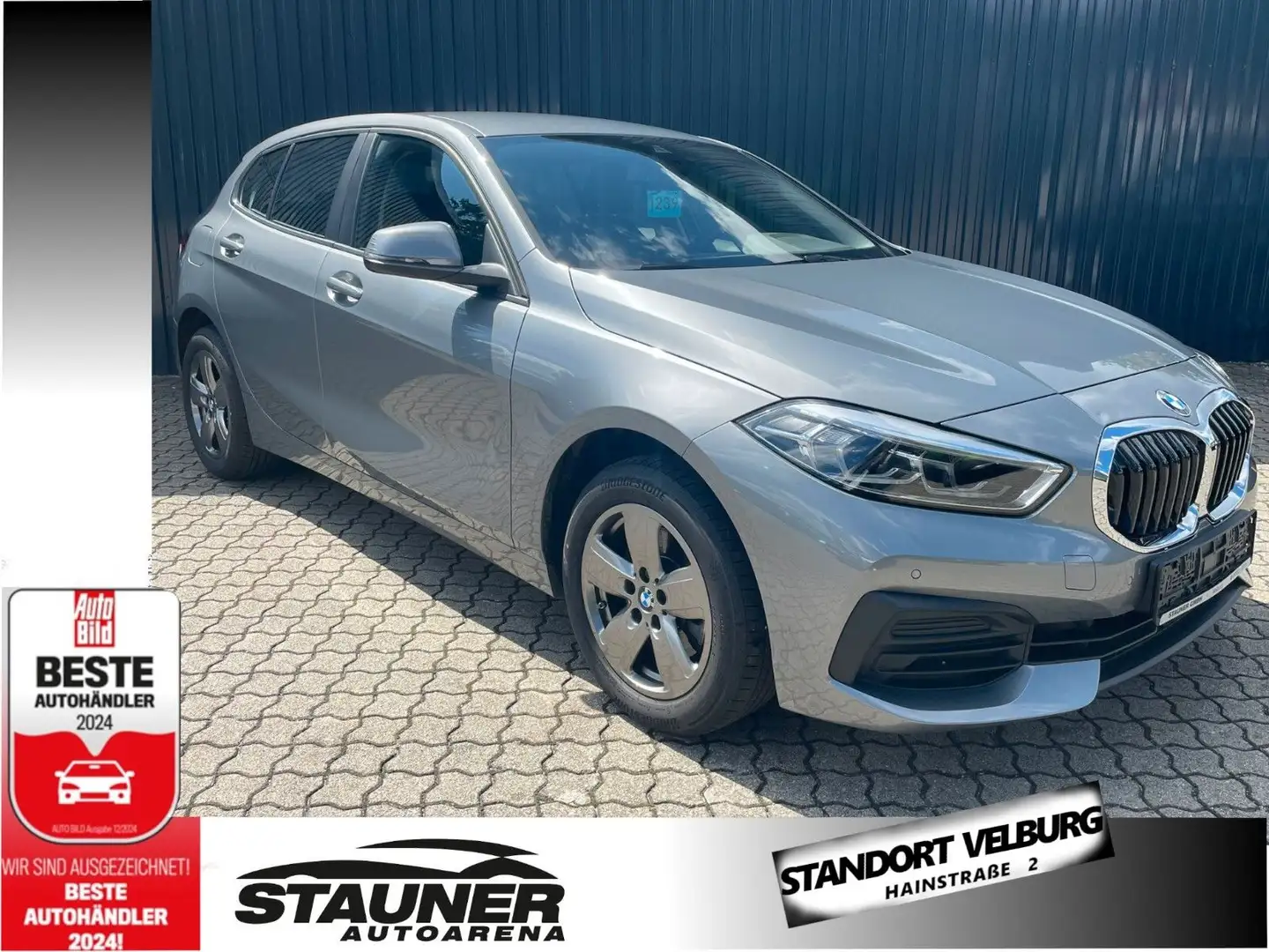 BMW 118 D 5-Türer/ LED/Lenkradheiz/Navi/Sitzheizung Grau - 1