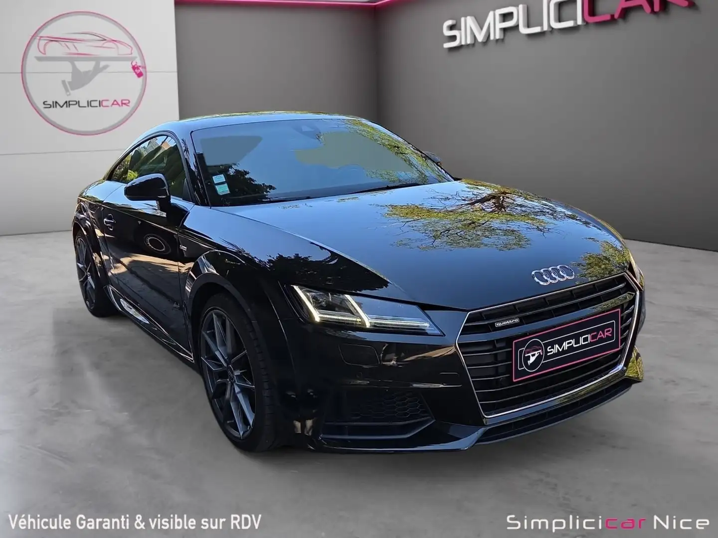 Audi Coupe S line Noir - 1