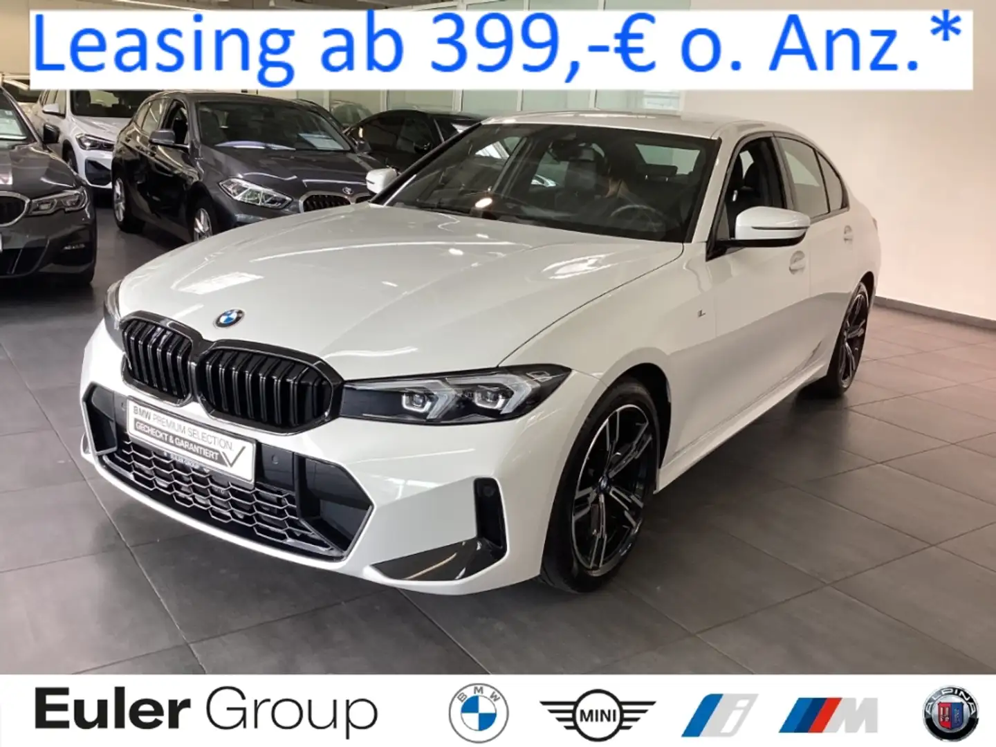 BMW 318 iA M Sport AHK 18'' HiFi Widescreen DrivAss SHZ Weiß - 1