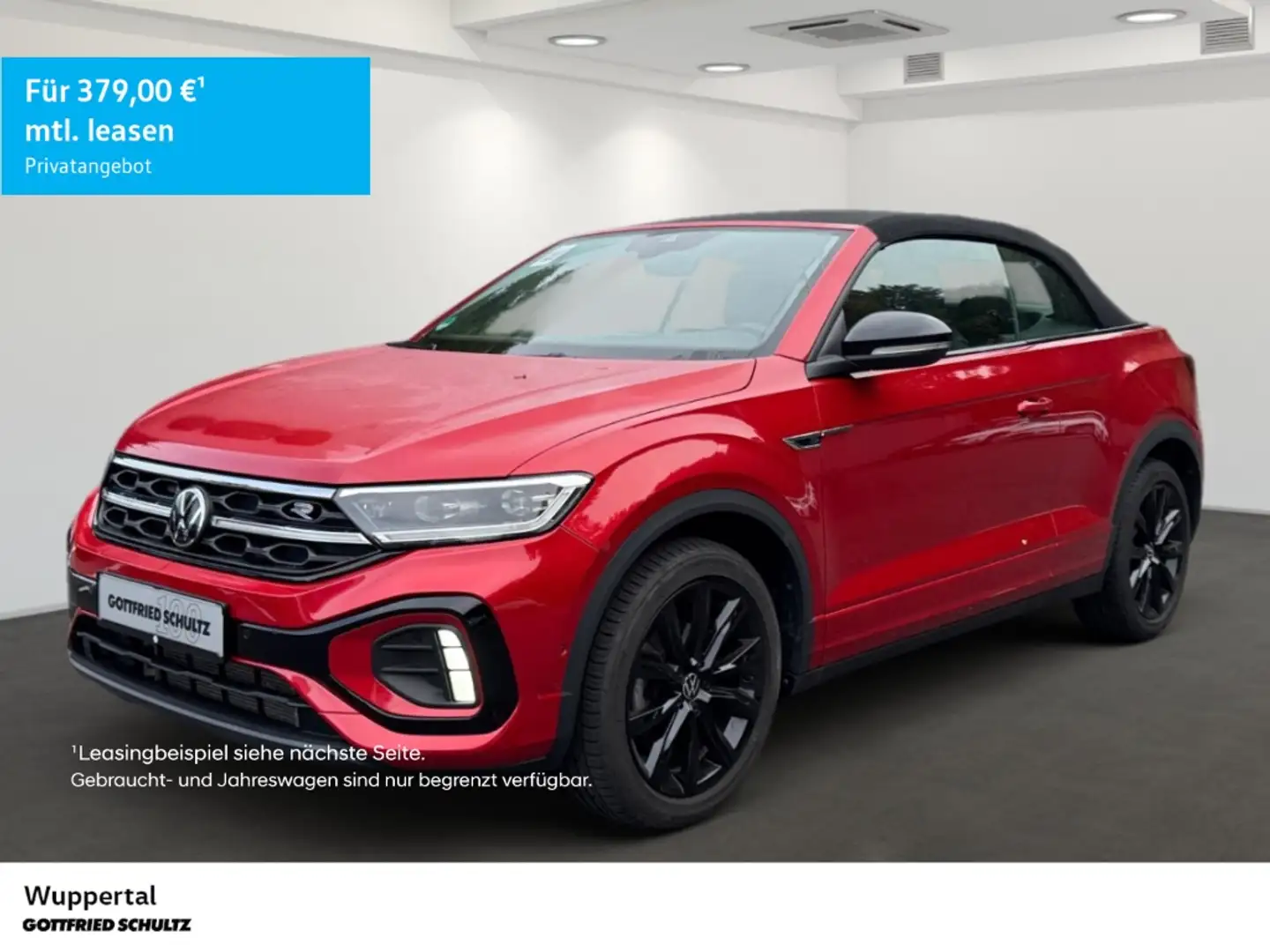 Volkswagen T-Roc Cab 1.5 TSI R-Line DSG AHK STHZ NAVI ACC KAM LED S Rot - 1