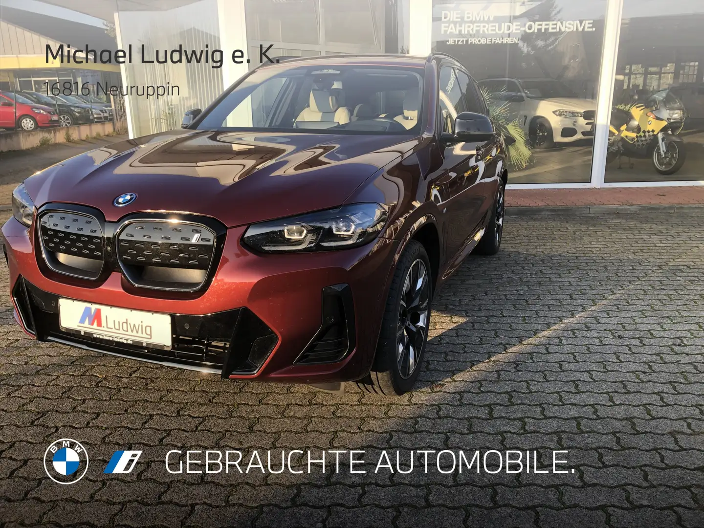 BMW iX3 Gestiksteuerung Head-Up HK HiFi DAB LED Shz Rouge - 1