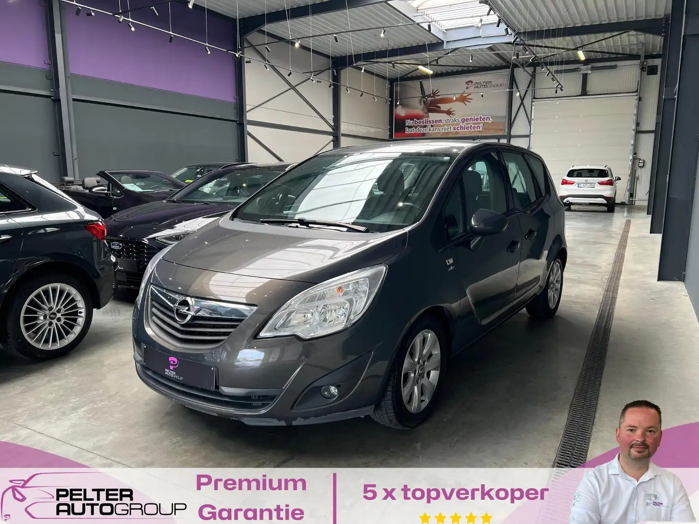 Opel Meriva 1.4 Turbo Automaat Gris - 1