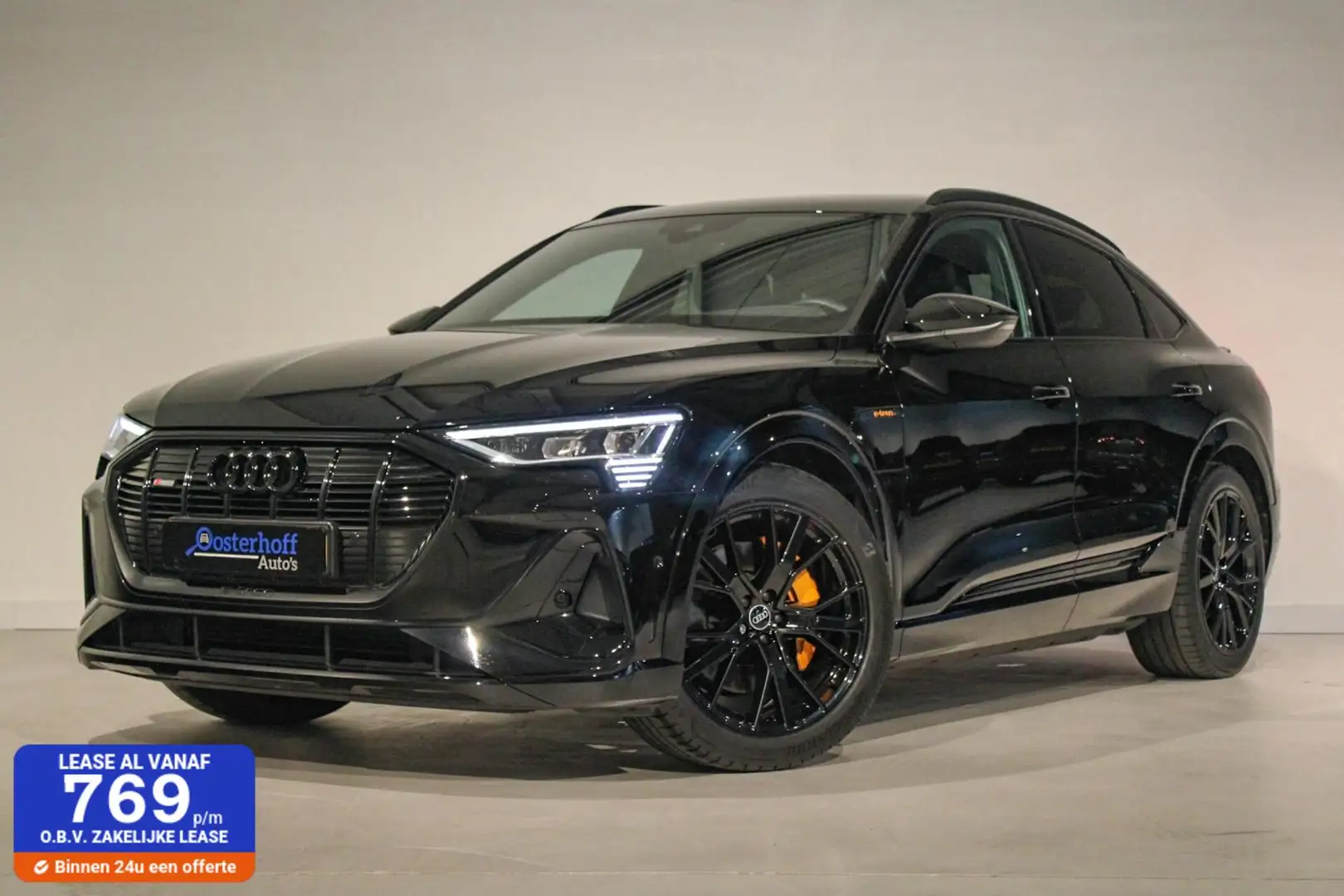 Audi e-tron Sportback 55 quattro S edition 95 kWh B&O Zwart - 1