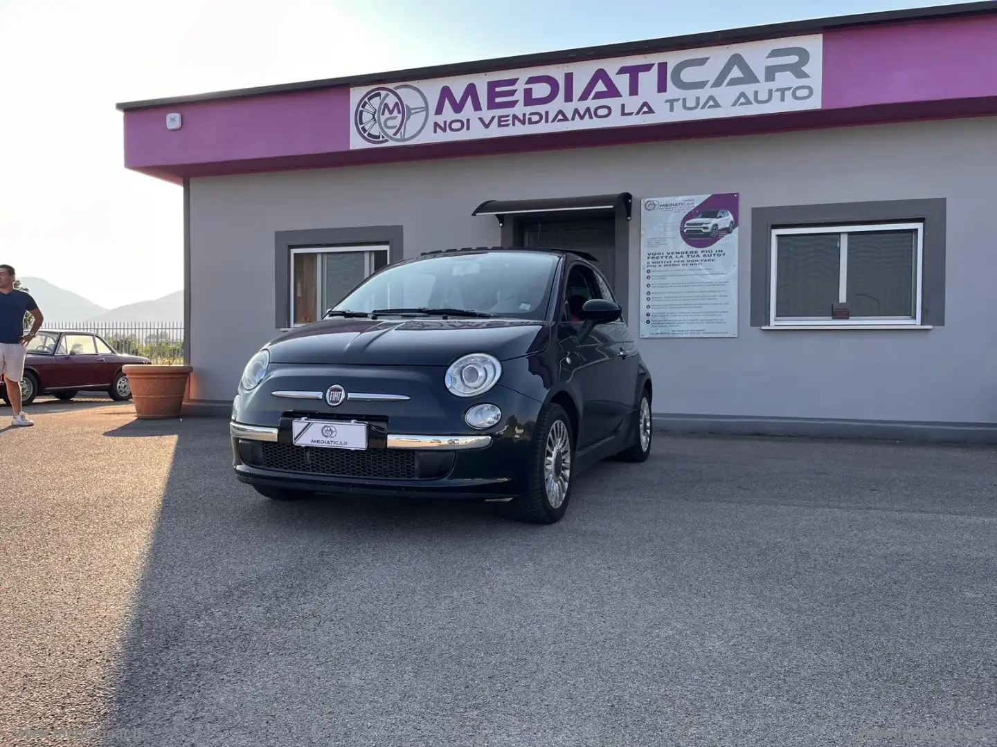 Fiat 500 1.2 Lounge Noir - 1