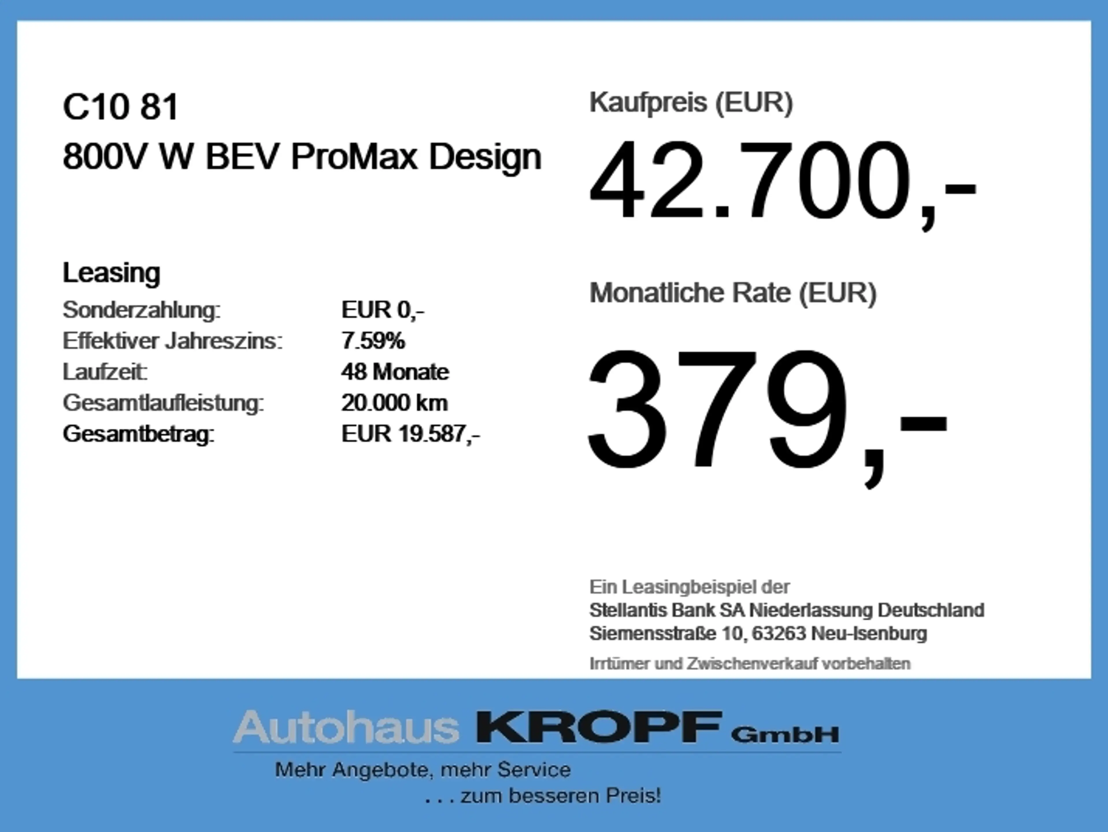 Leapmotor C10 81 800V W BEV ProMax Design ACC+LED+Navi+SD — photo 6