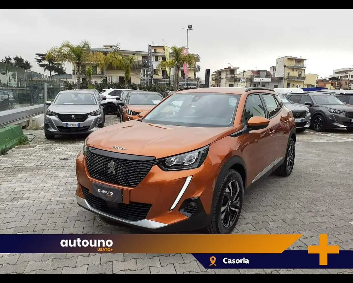 Peugeot 2008 II 2020 2008 1.2 puretech Allure s&s 100cv Arancione - 1