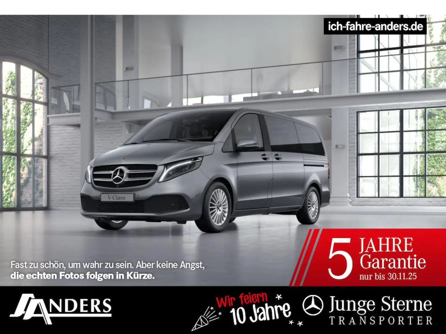 Mercedes-Benz EQV 300 Avantgarde Distr*Soundsy.*LED*Leder*360° Grau - 1