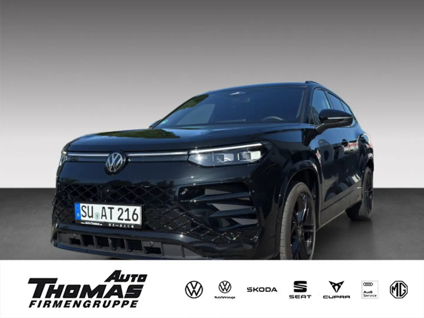 Volkswagen Tayron 2.0 TDI 4Motion DSG R-Line AHK Pano Zwart - 1