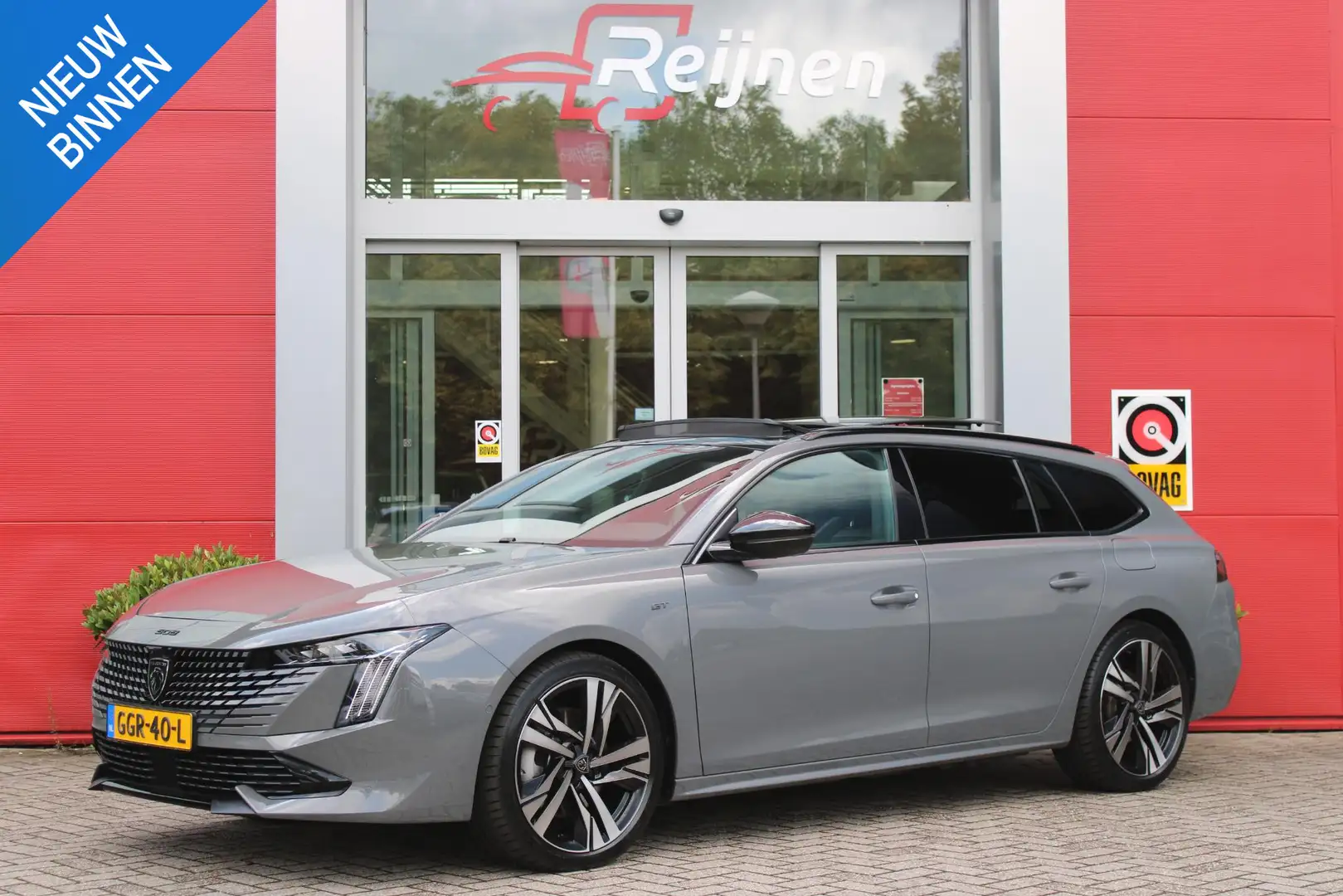 Peugeot 508 SW 1.6 HYbrid 225PK GT ** NIEUW MODEL** | NAVIGATI Grijs - 1