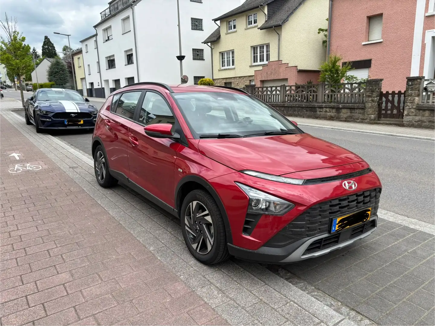 Hyundai BAYON 1.0 Techno 48v Hybrid Rouge - 1
