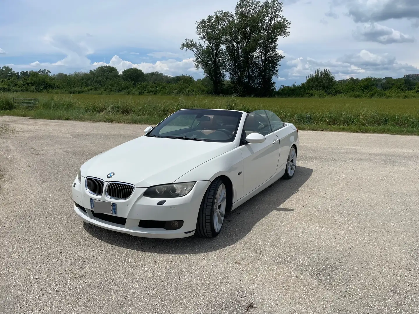 BMW 330 Serie 3 E93 Cabrio 330d Cabrio Futura Blanc - 1