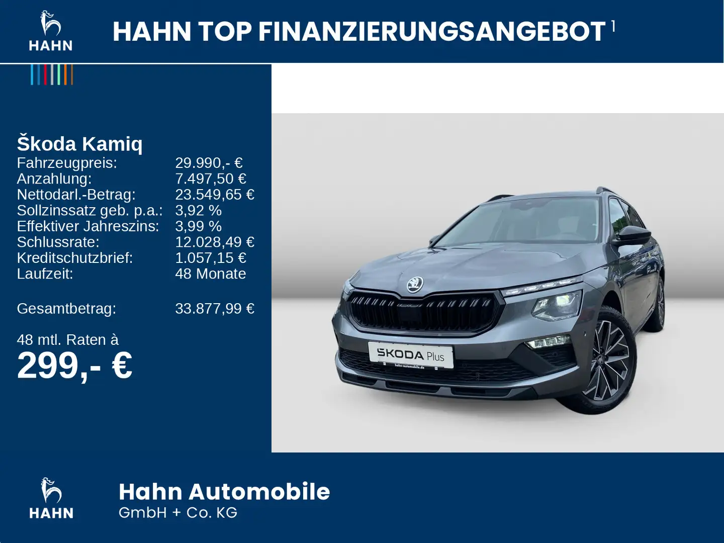 Skoda Kamiq 1.5TSI DSG Selection AHK Cam Voll-LED Navi Grau - 2