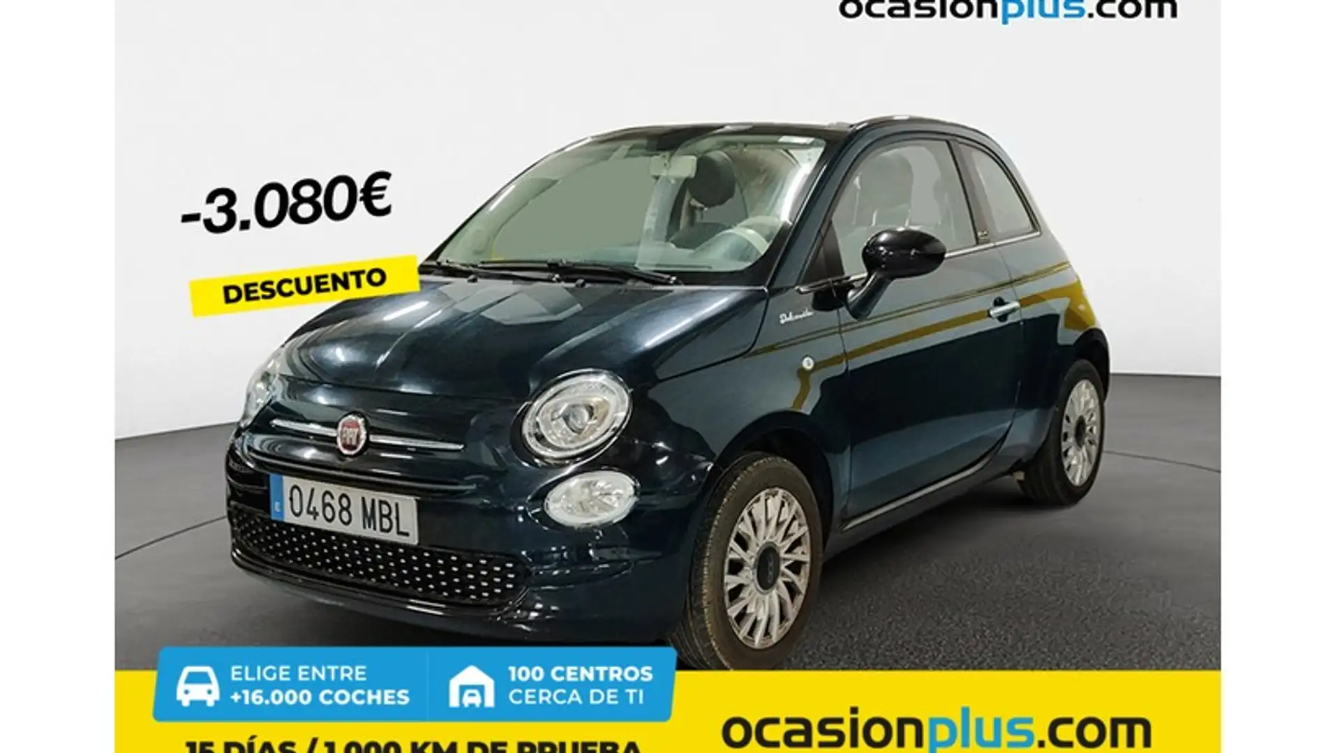 Fiat 500C 1.0 Hybrid Dolcevita 52kW Azul - 1