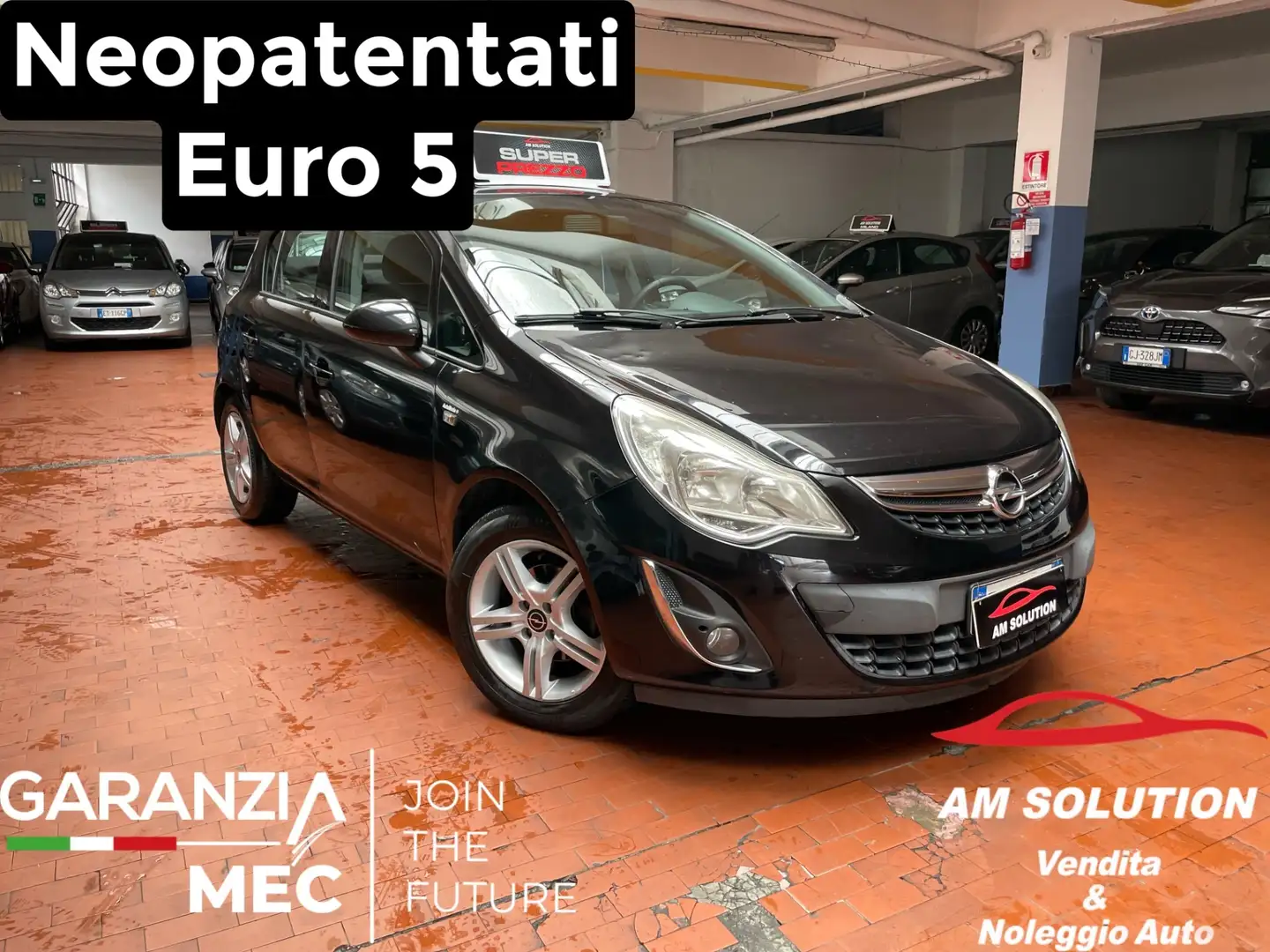 Opel Corsa Corsa 1.2 Neopatentati Euro 5 Nero - 1