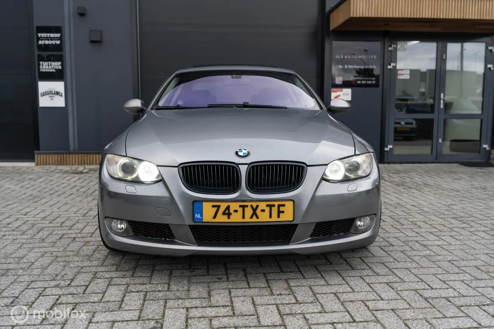 BMW 335 3-serie Coupé 335i High Executive Grijs - 2