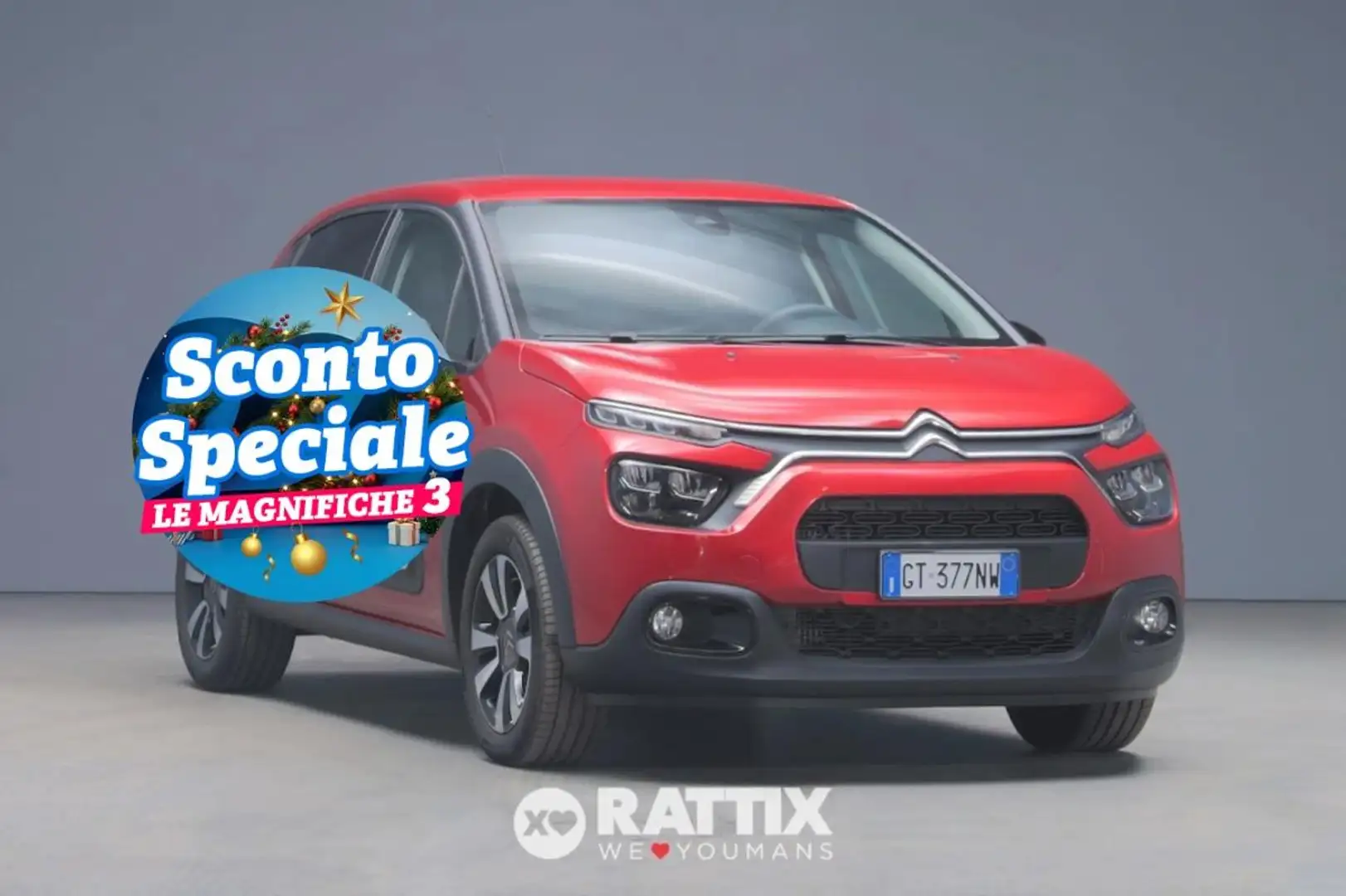 Citroen C3 1.2 Puretech 110CV Max Rosso - 1