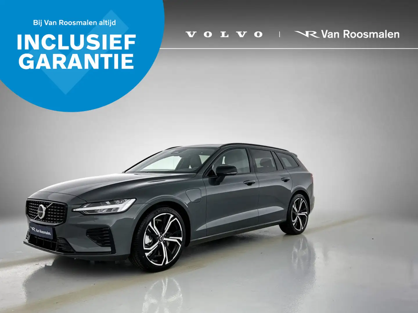 Volvo V60 T6 Plus Dark | Panoramadak | 19" Velgen | Gentint Grijs - 1