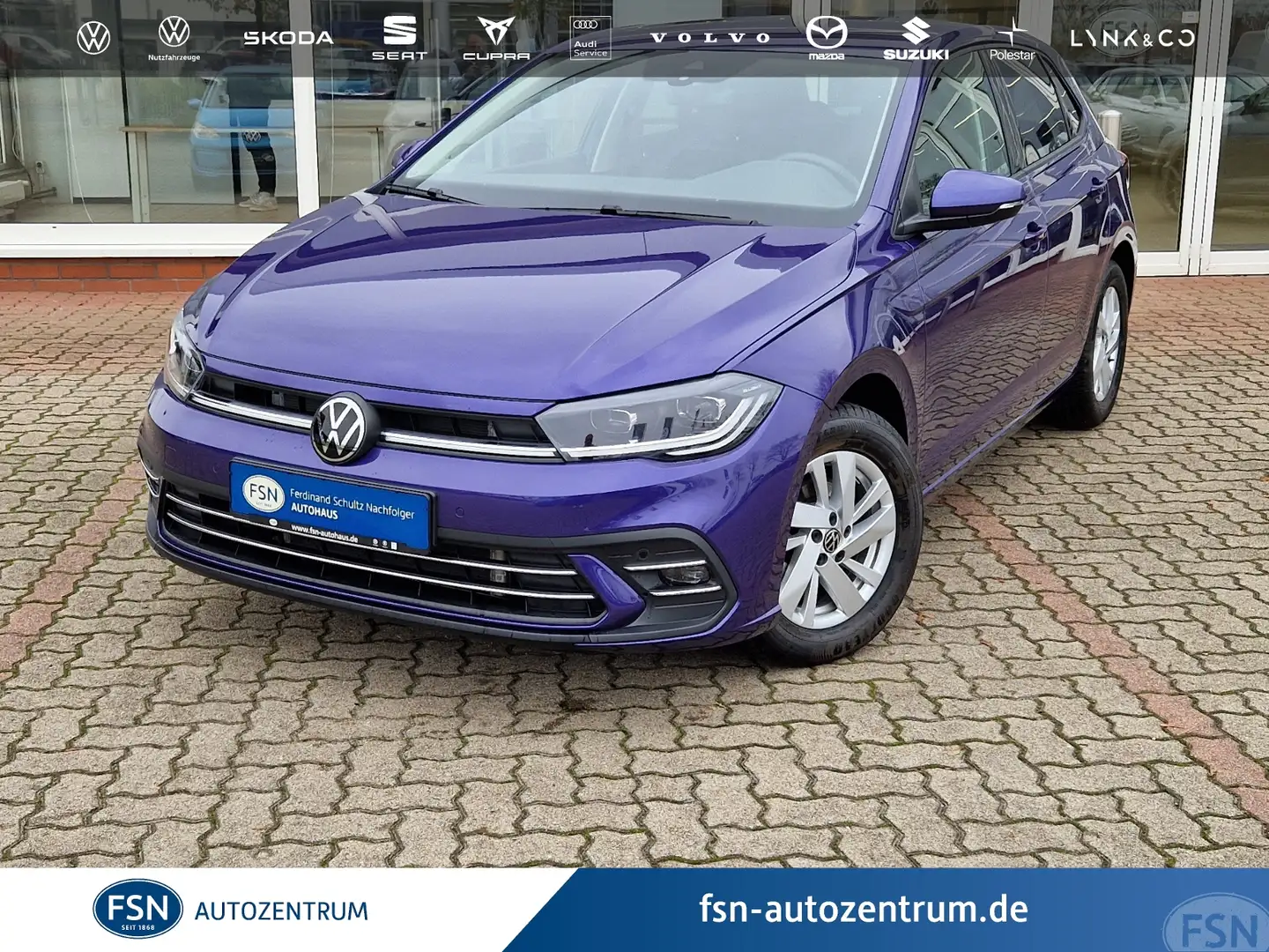Volkswagen Polo Style 1.0TSI DSG+NAVI+RFK+MATRIX+BEATS Mauve - 1
