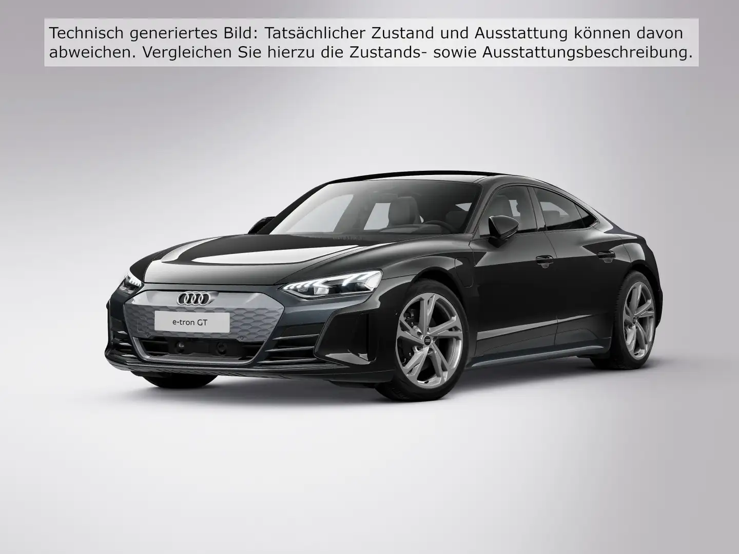 Audi e-tron GT 350 kW Schwarz - 2