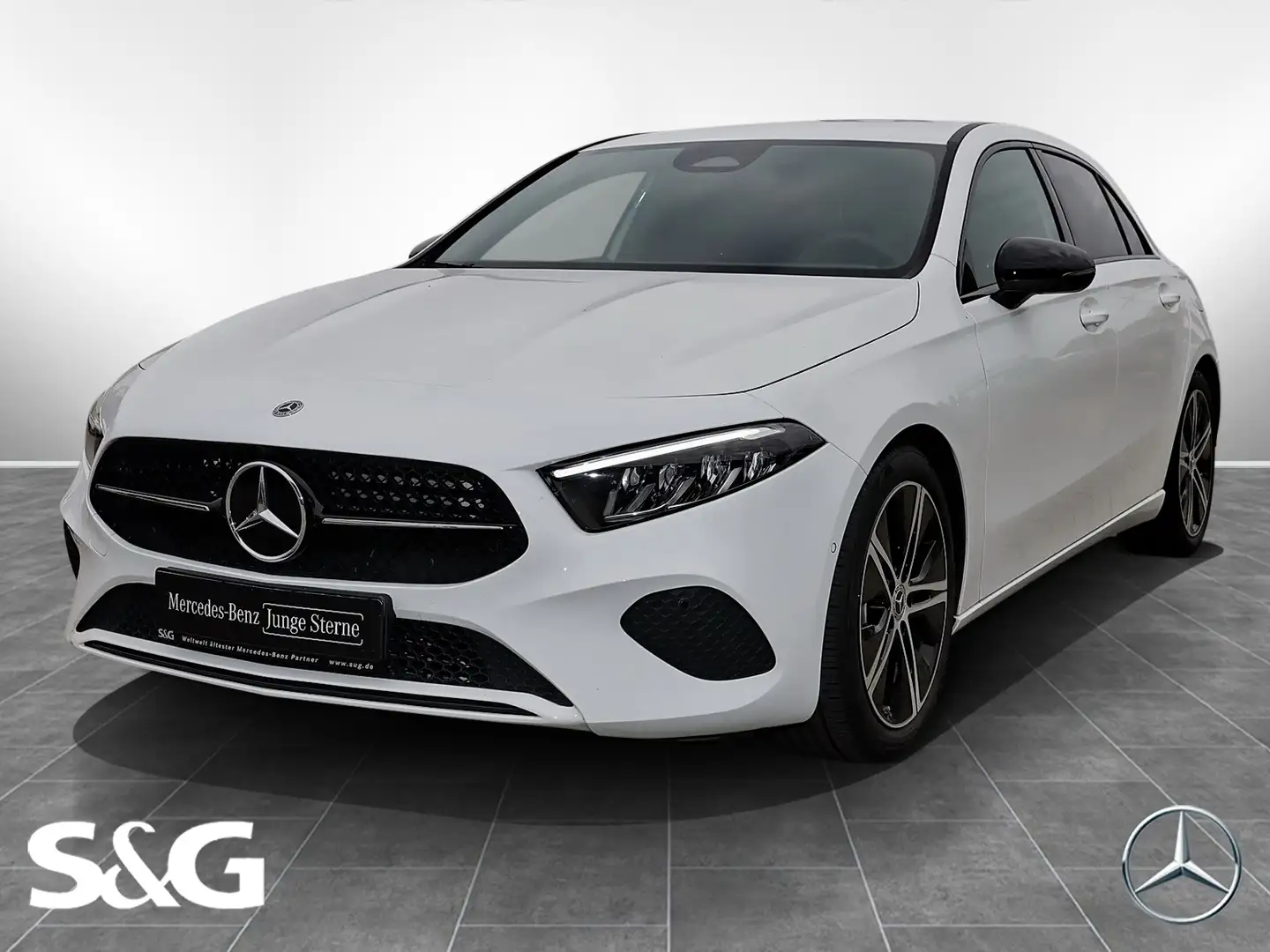 Mercedes-Benz A 180 Progressive+NIGHT PAKET+18 ZOLL+LED+KAMERA Blanc - 1