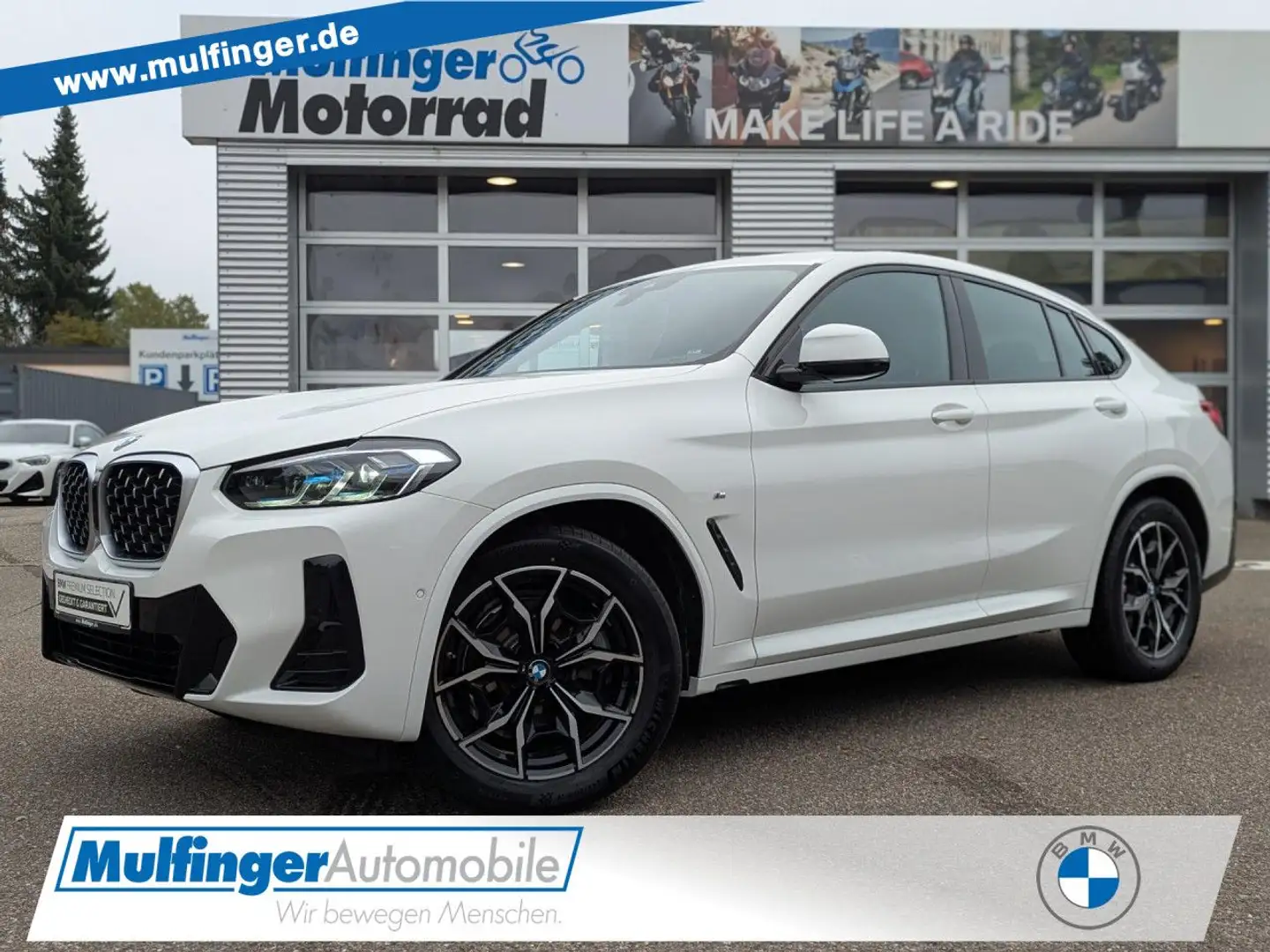 BMW X4 x20d M Sport HUD Kamera Laser KomfZ.Ha/Ka.AHK Weiß - 1