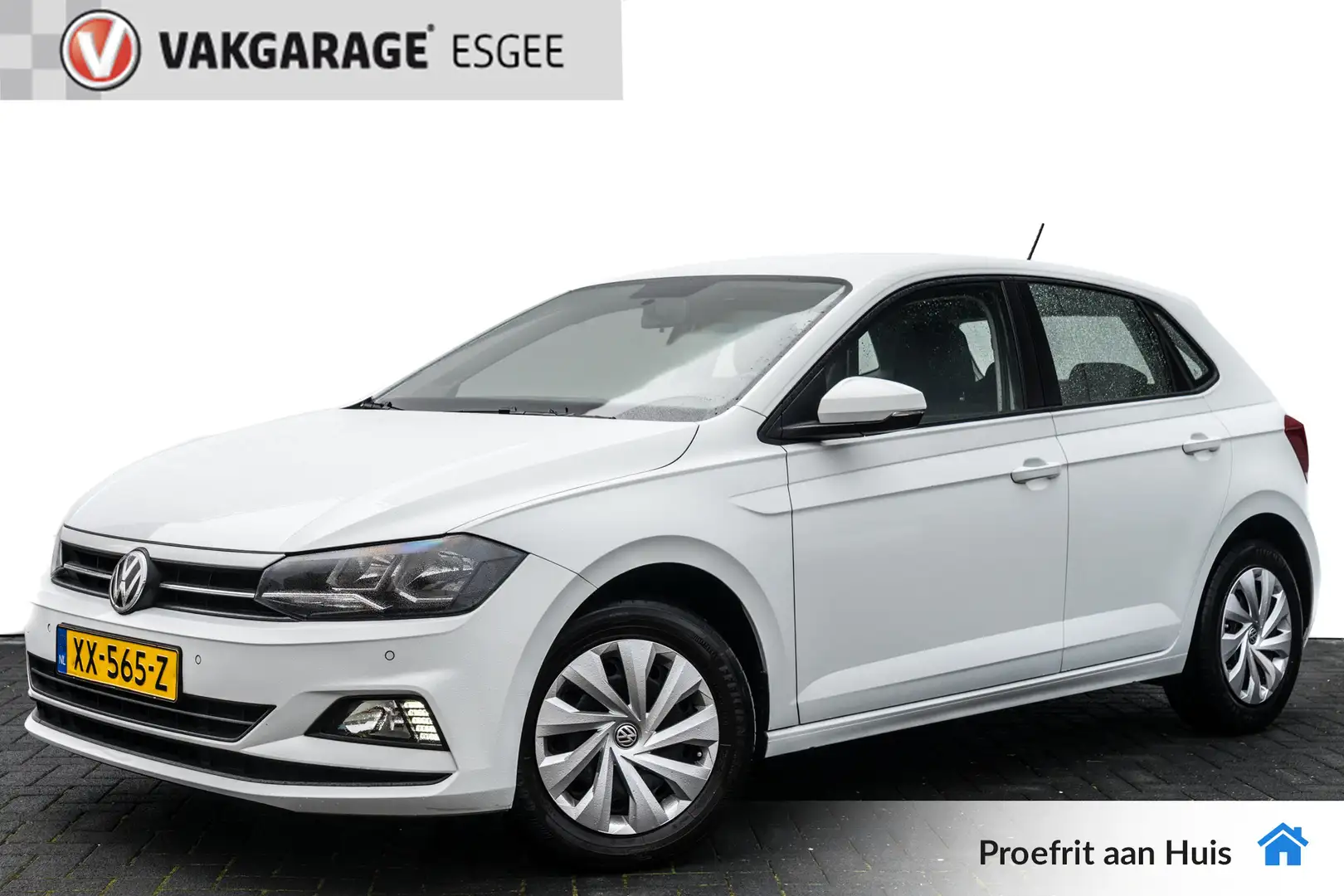 Volkswagen Polo 1.0 Comfortline RIJKLAAR INCL:GARANTIE. | Airco | Wit - 1