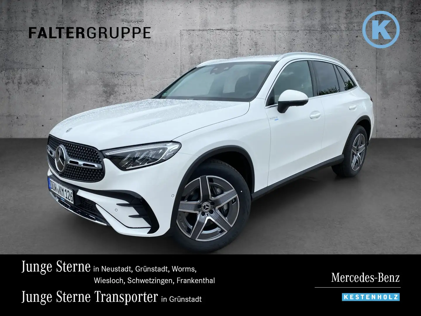 Mercedes-Benz GLC 220 GLC 220 d 4M AMG+AHK+DISTRO+MEMORY+KAMERA+EASYP Weiß - 1