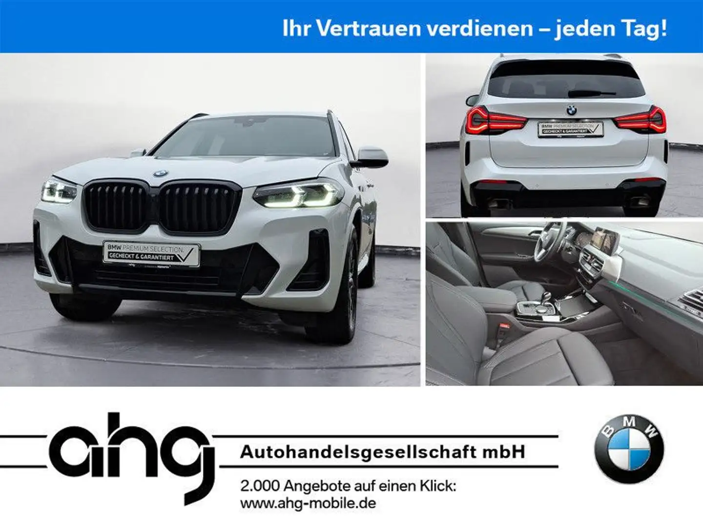BMW X3 xDrive20d M SPORT Head-Up HiFi Laserlicht Dri Weiß - 1