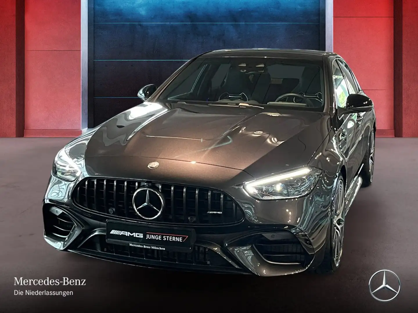 Mercedes-Benz C 63 AMG C 63 S E NIGHT+DRIVERS+360+AHK+BURMESTER+PERFSITZE Grau - 2