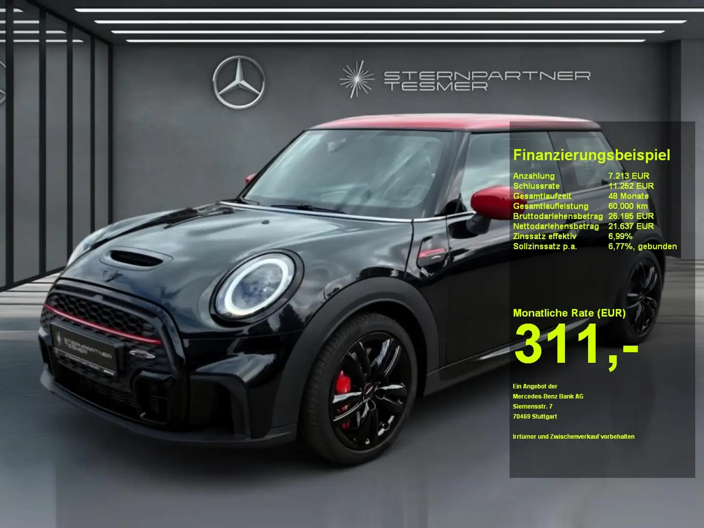 MINI John Cooper Works Navi PDC ACC Sitzh. Zwart - 1