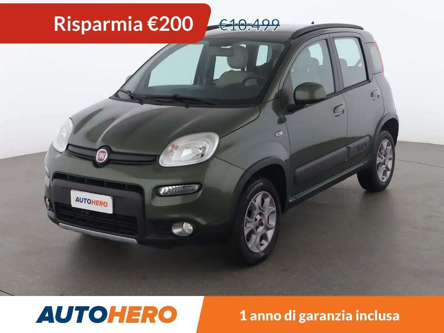 Fiat Panda 1.3 M-Jet 95 CV 4x4 Verde - 1