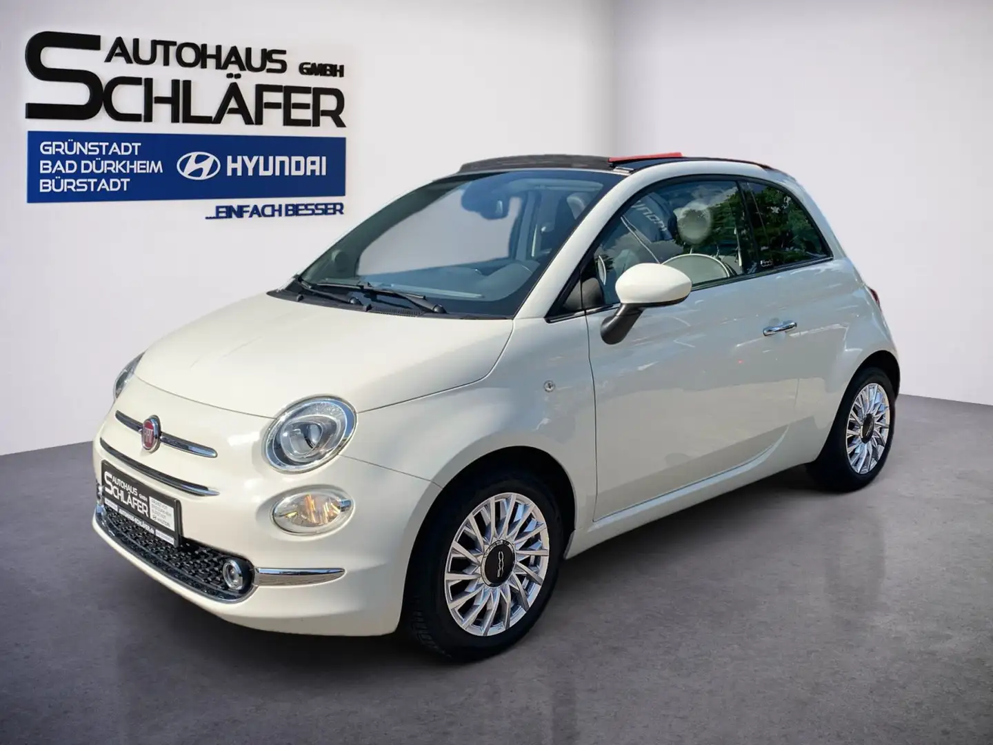 Fiat 500 C 0.9 TwinAir Lounge Weiß - 1