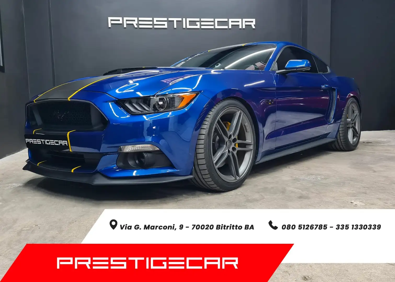 Ford Mustang 5.0 GT AUTO ROUSH PREMIUM Azul - 1